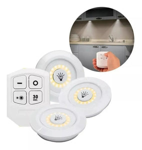 SET DE 3 LAMPARAS LED PORTATILES INHALAMBRICAS