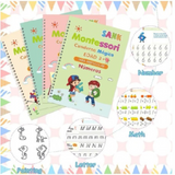 KIT DE CUADERNOS MAGICOS DE CALIGRAFIA MONTESSORI
