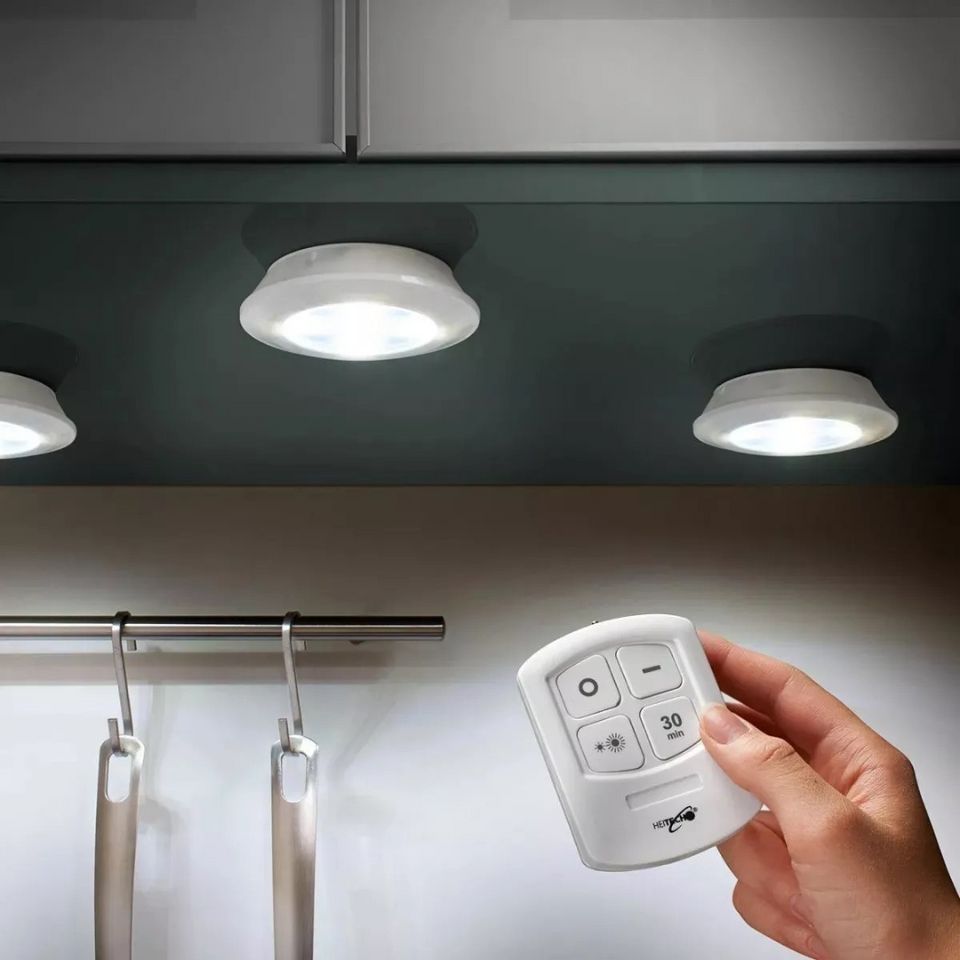 SET DE 3 LAMPARAS LED PORTATILES INHALAMBRICAS