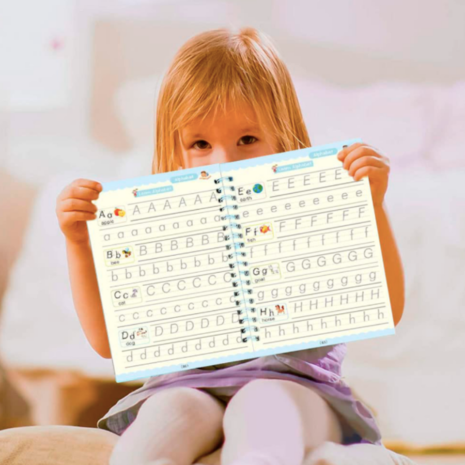 KIT DE CUADERNOS MAGICOS DE CALIGRAFIA MONTESSORI