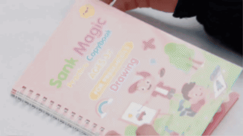 KIT DE CUADERNOS MAGICOS DE CALIGRAFIA MONTESSORI